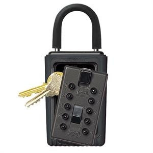 Key Safe w/ Push Button Black Cover (001192) (#17373)