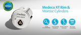 Medeco XT Rim & Mortise Cylinders